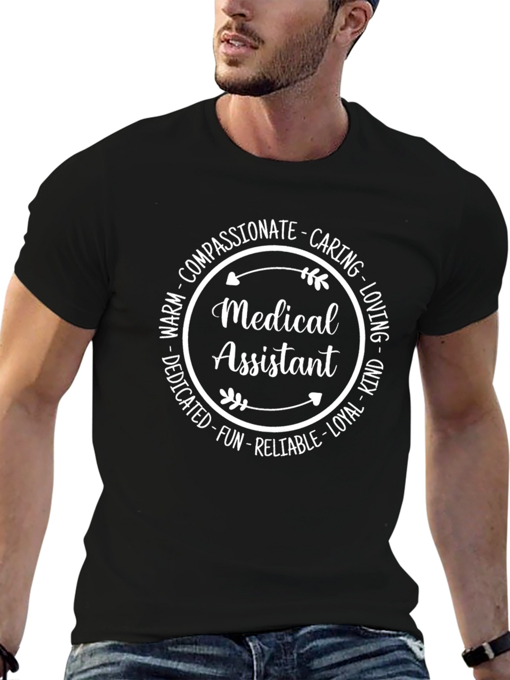 Medical Assistant Circle Graphic T-Shirt