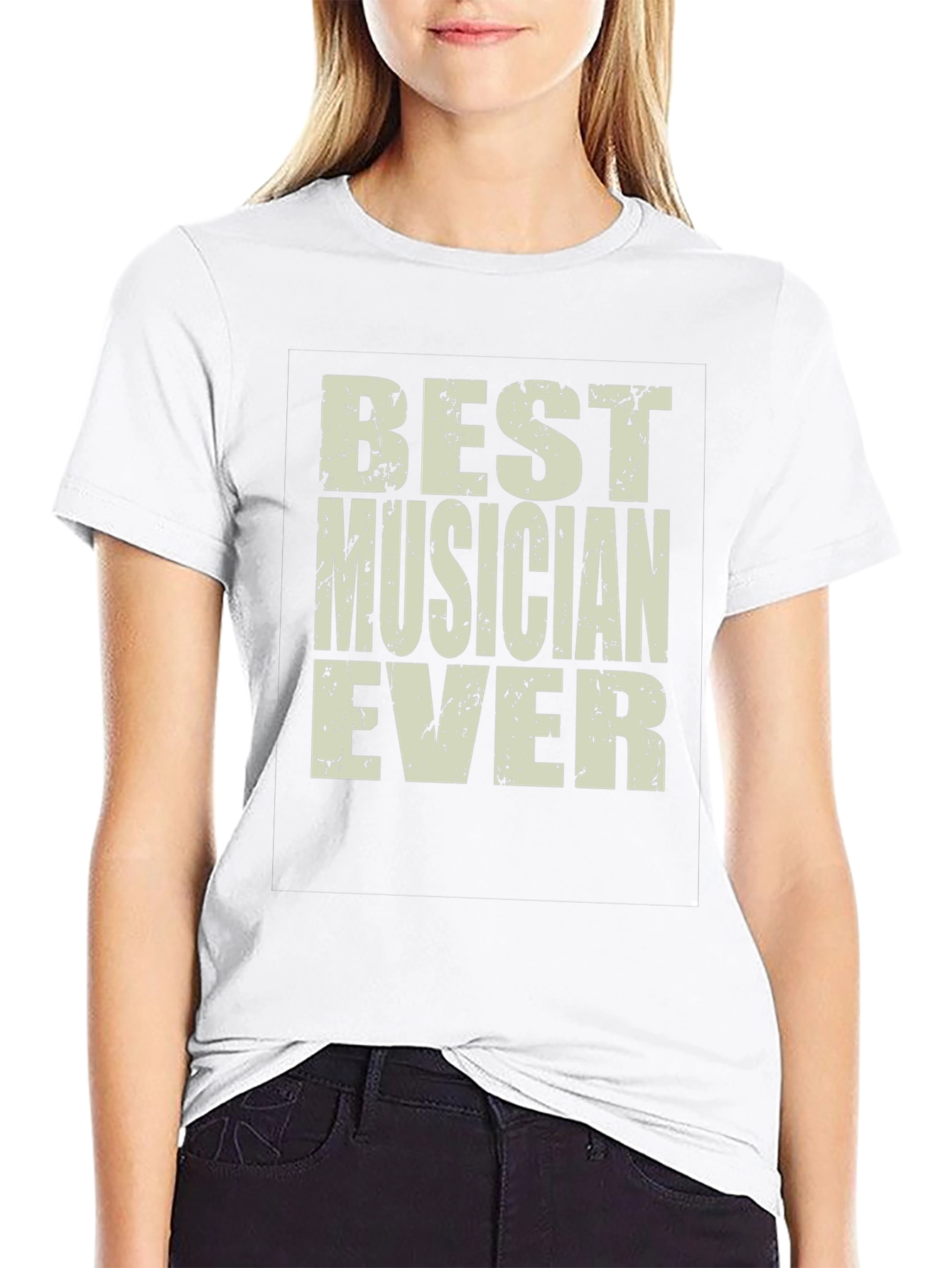 Best Musician Ever Graphic Tee - Unisex Crew Neck T-Shirt