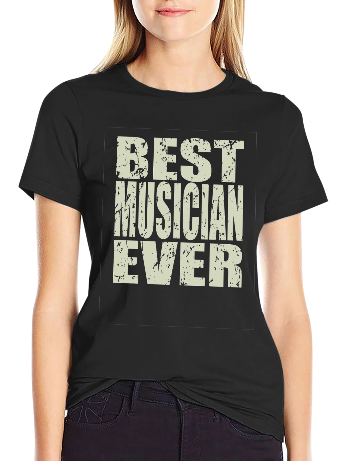 Best Musician Ever Graphic Tee - Unisex Crew Neck T-Shirt