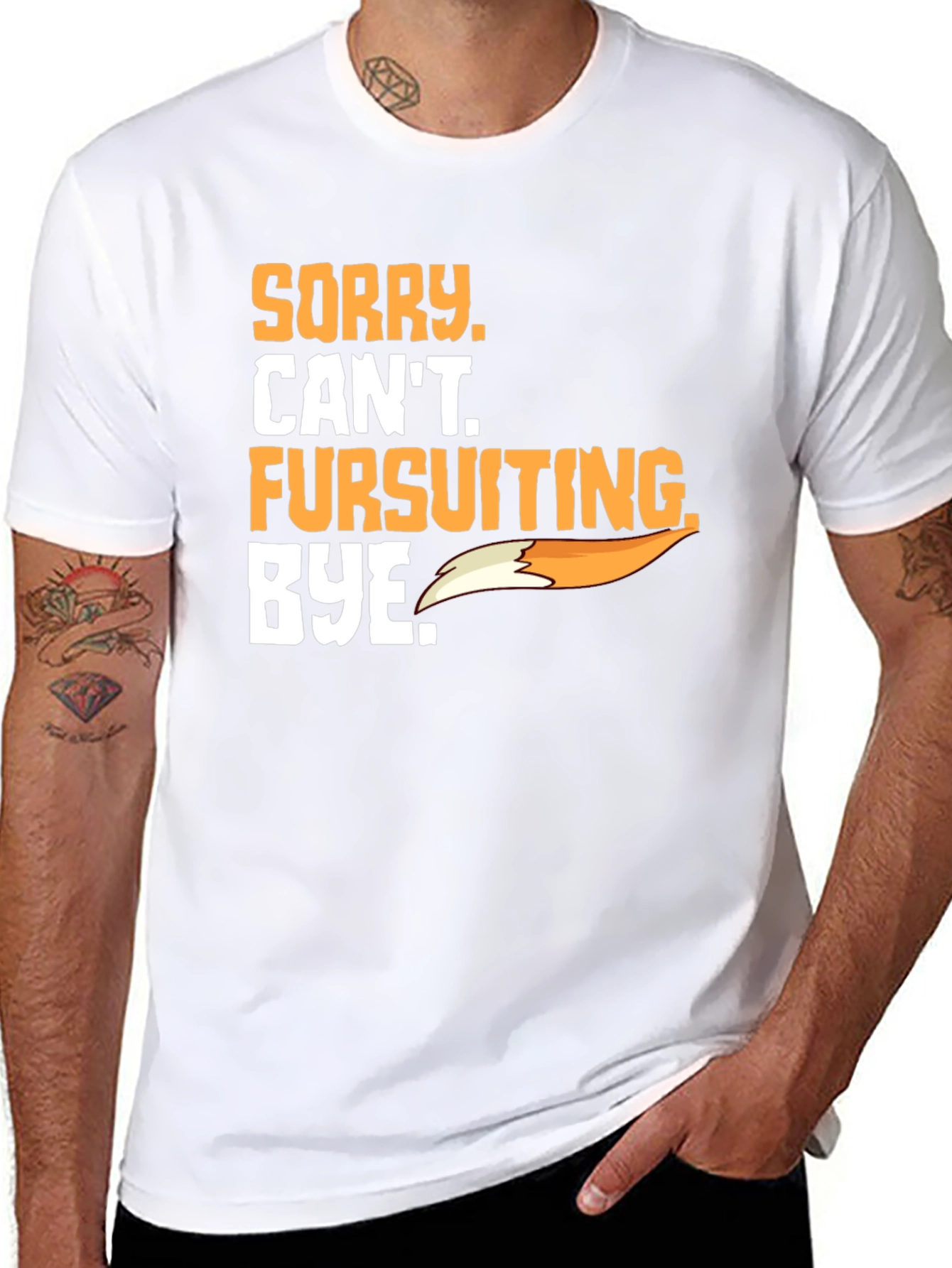 Fursuiting Graphic T-Shirt - Sorry Cant Bye