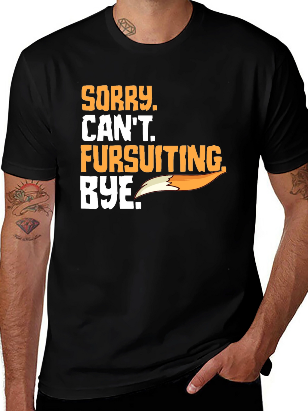 Fursuiting Graphic T-Shirt - Sorry Cant Bye