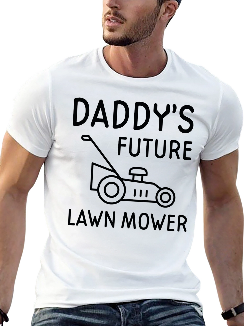 Daddys Future Lawn Mower T-Shirt