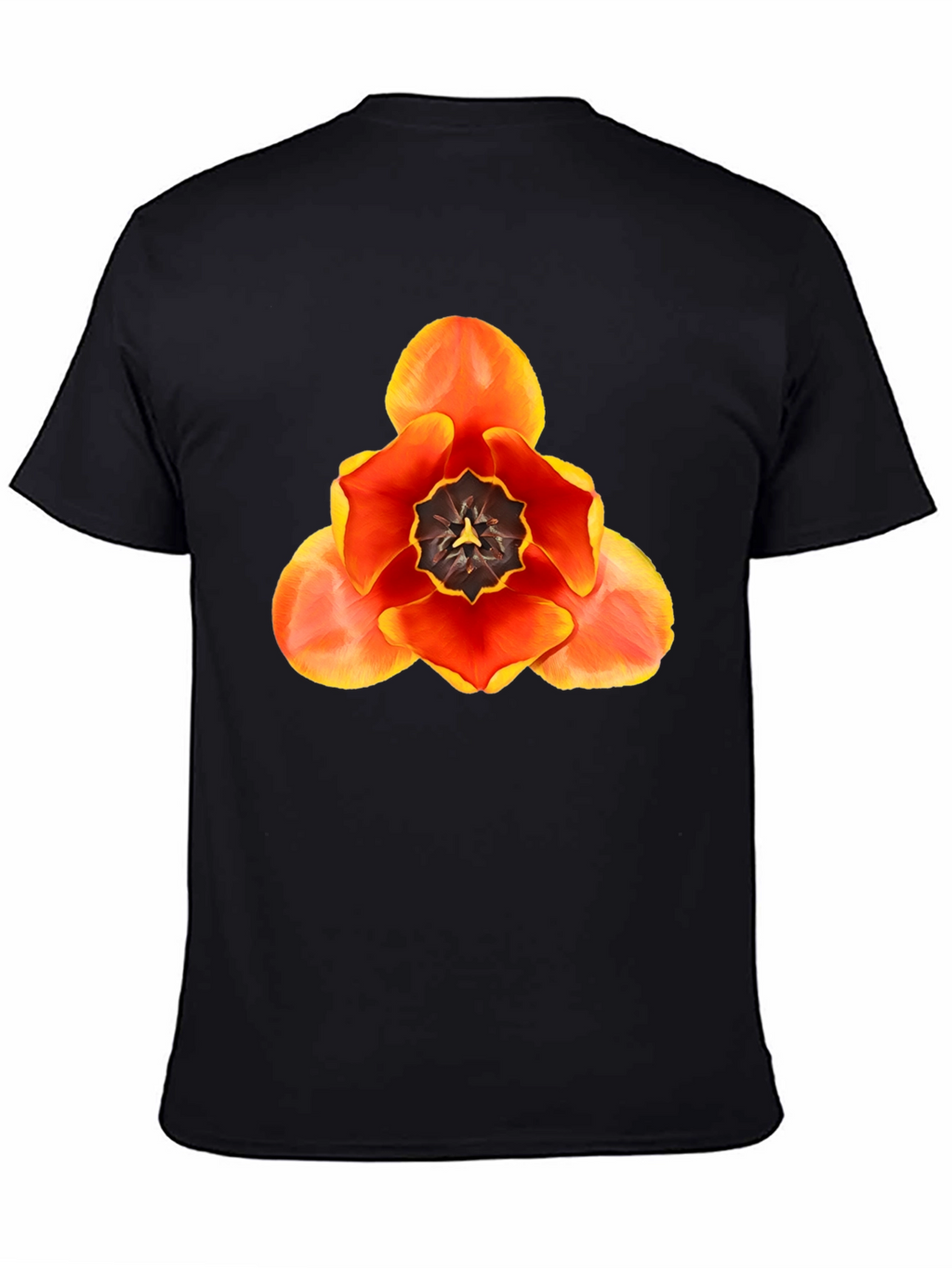 Floral Graphic T-Shirt - Bold Tulip Design