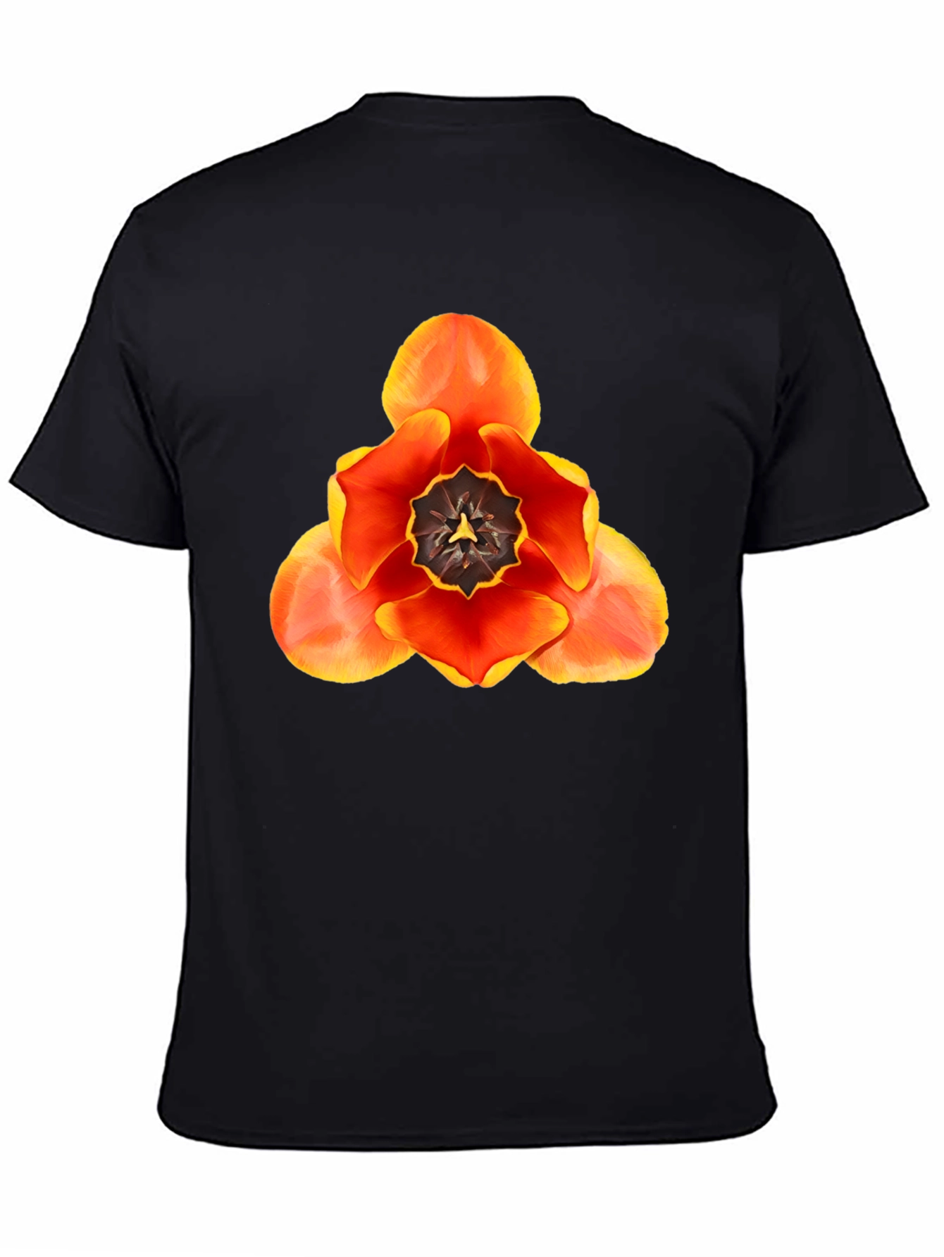 Floral Graphic T-Shirt - Bold Tulip Design
