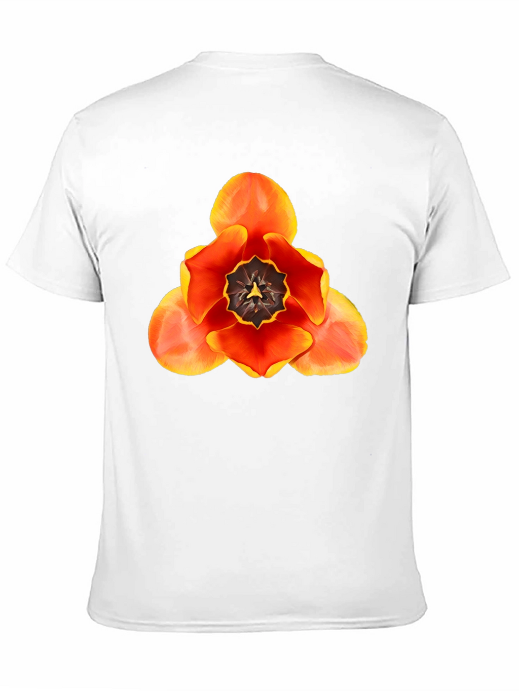 Floral Graphic T-Shirt - Bold Tulip Design