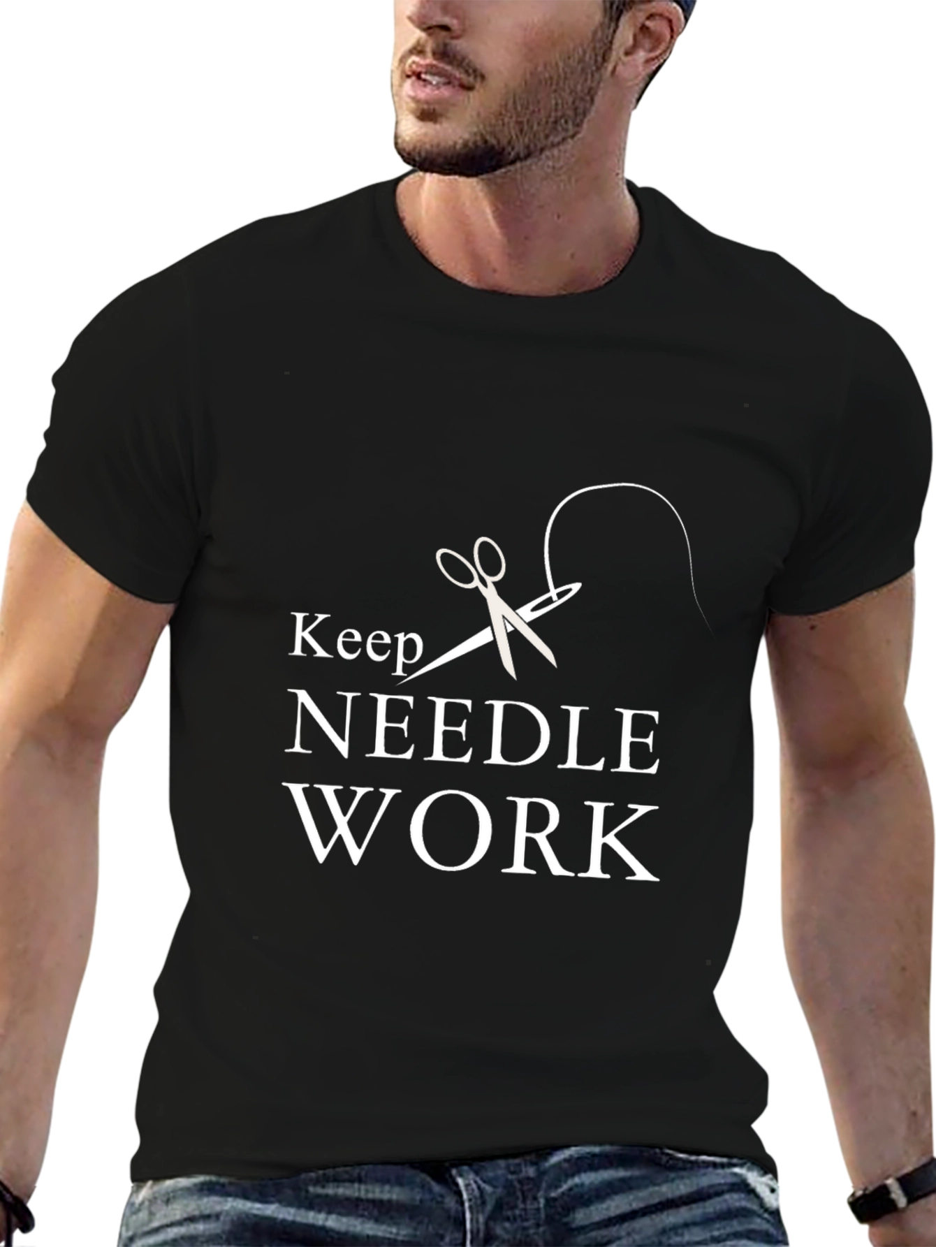 Keep Needle Work T-Shirt