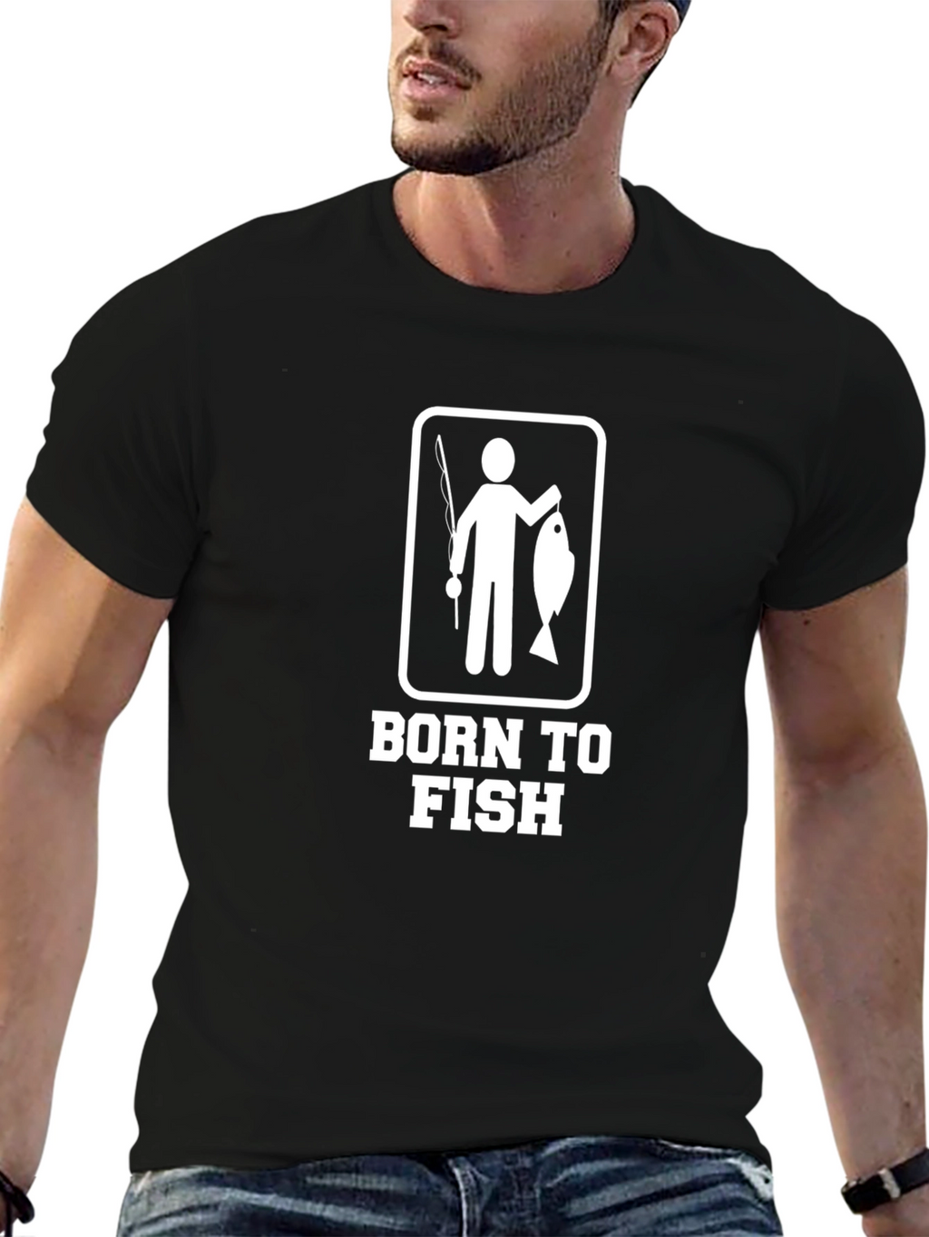 Born to Fish Graphic T-Shirt