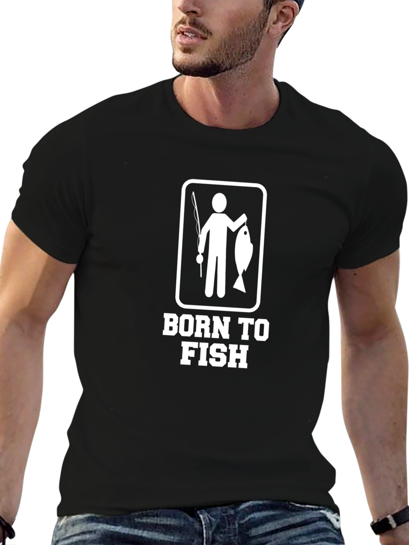 Born to Fish Graphic T-Shirt