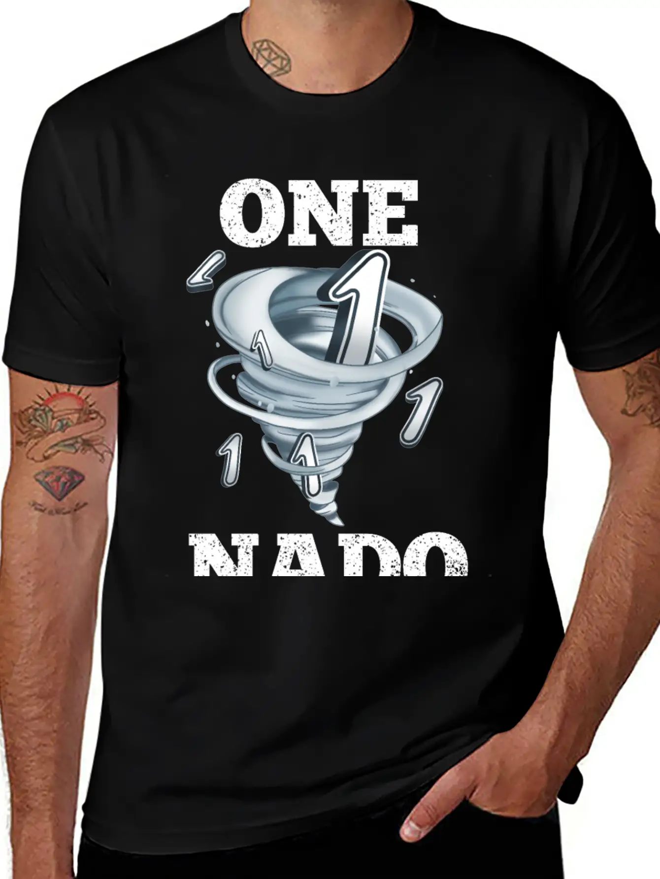1 Birthday Tornado Classic Cotton Tee – Unisex Comfort For Any Season