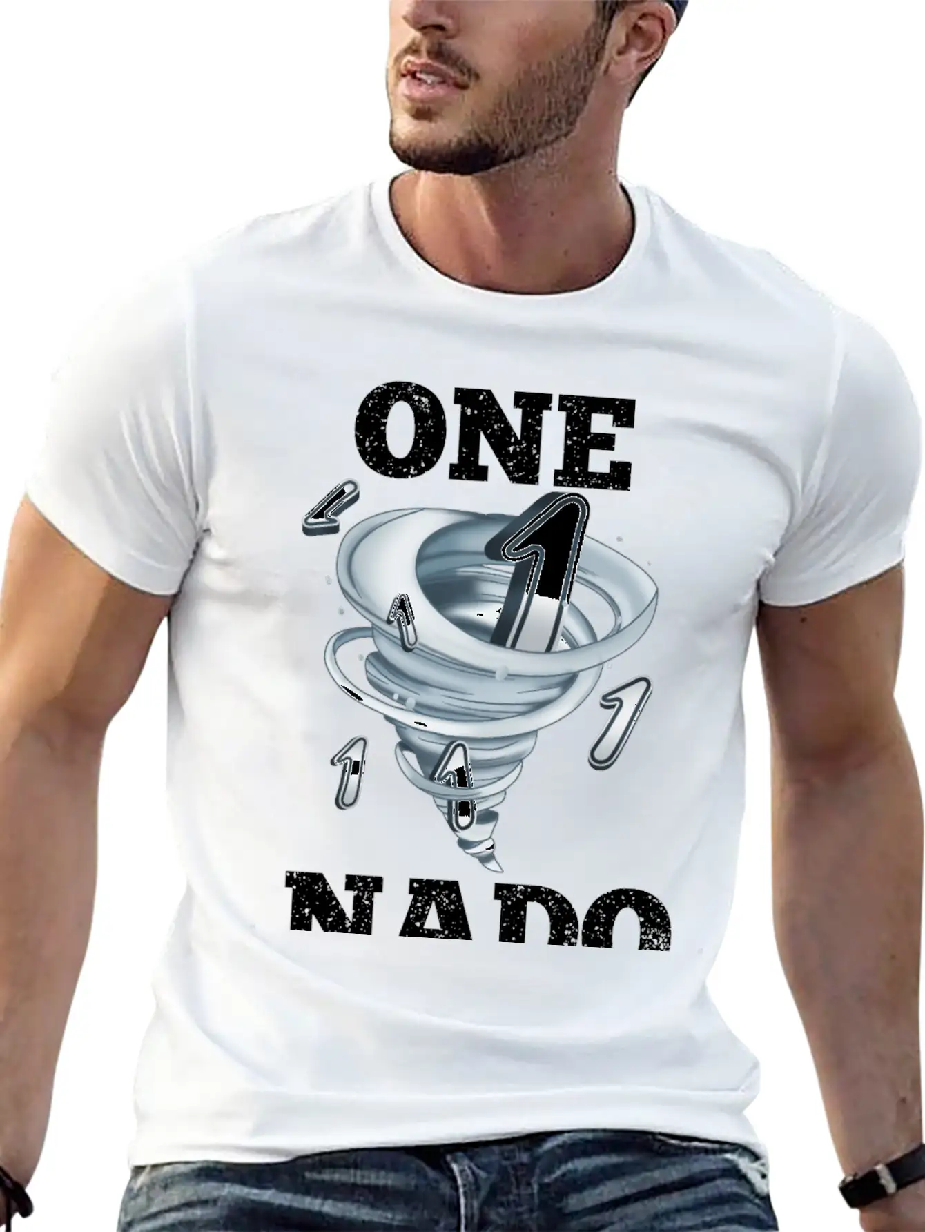 1 Birthday Tornado Classic Cotton Tee – Unisex Comfort For Any Season