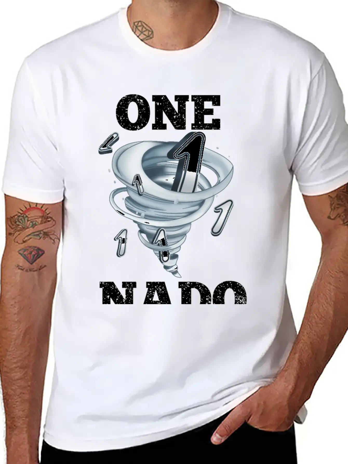 1 Birthday Tornado Classic Cotton Tee – Unisex Comfort For Any Season