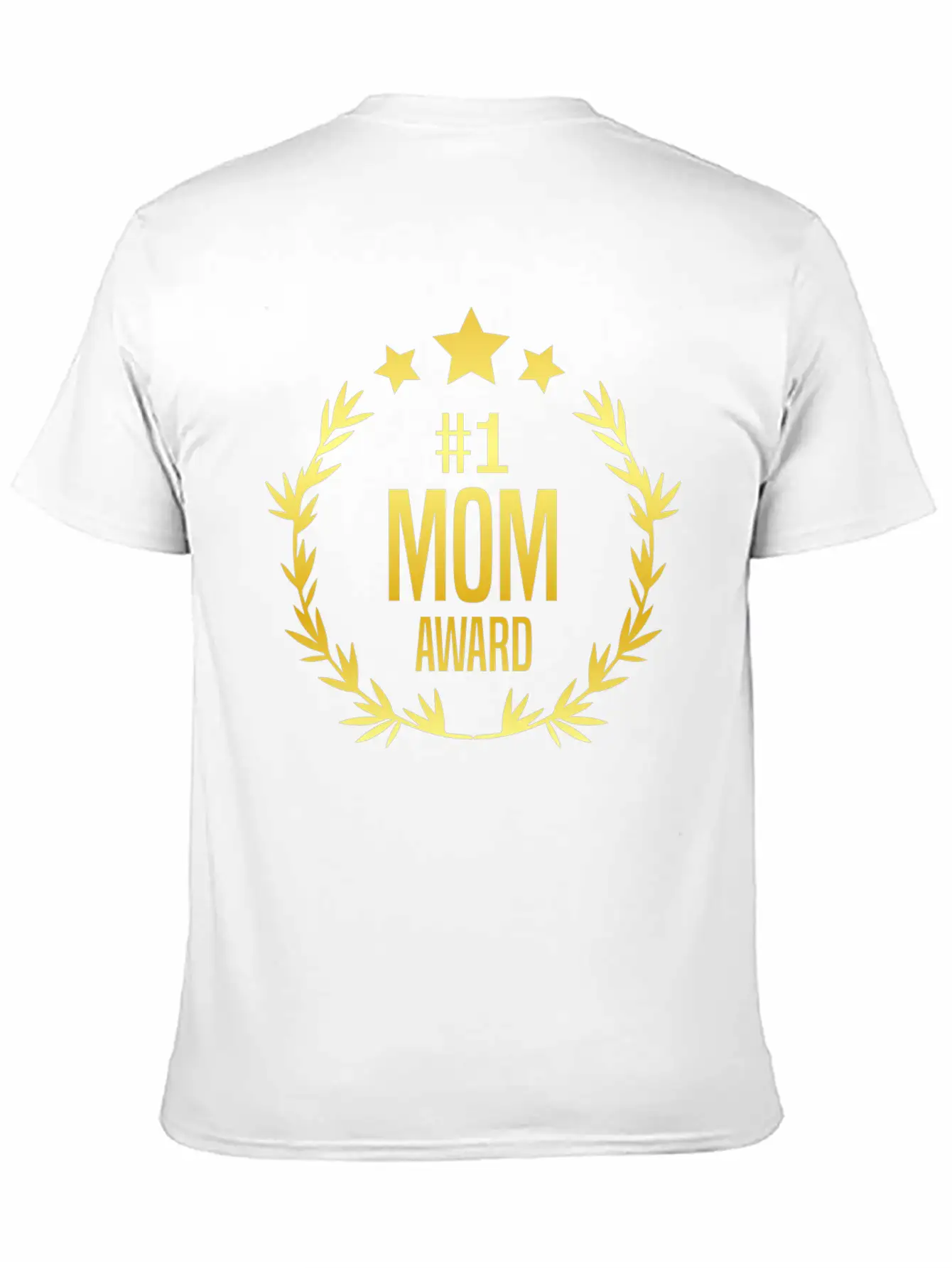 #1 Mom Award For Mother's Day Stylish Everyday T-Shirt – Unisex Basic Cotton Tee