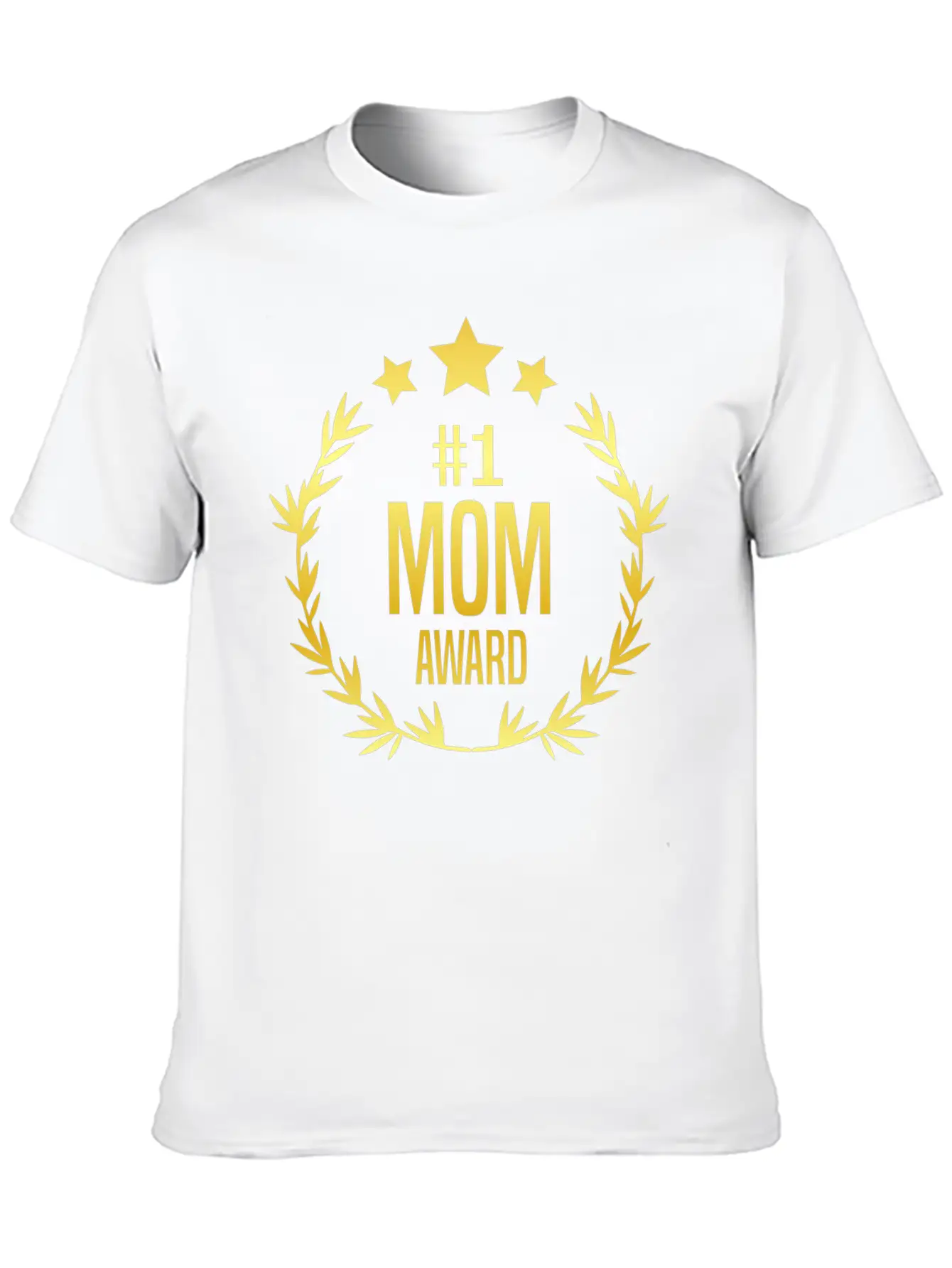 #1 Mom Award For Mother's Day Stylish Everyday T-Shirt – Unisex Basic Cotton Tee