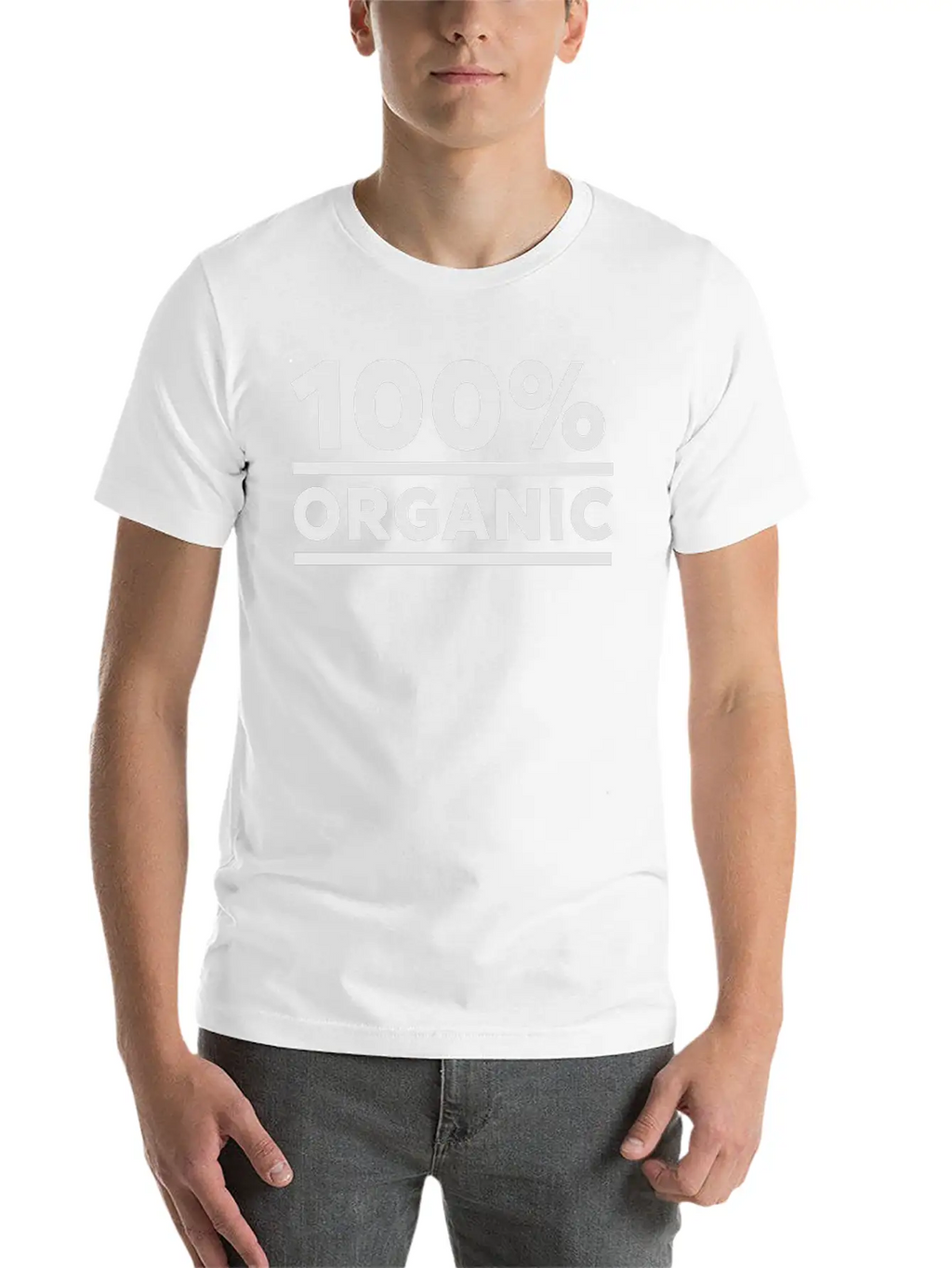 100% Organic Classic Cotton Tee – Unisex Comfort For Any Season