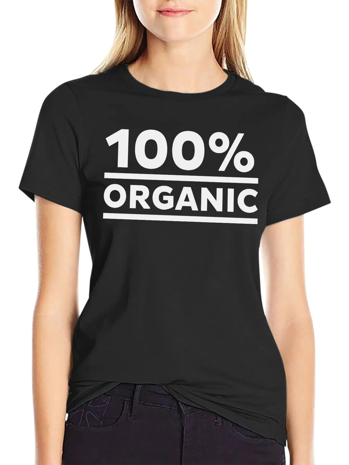100% Organic Classic Cotton Tee – Unisex Comfort For Any Season