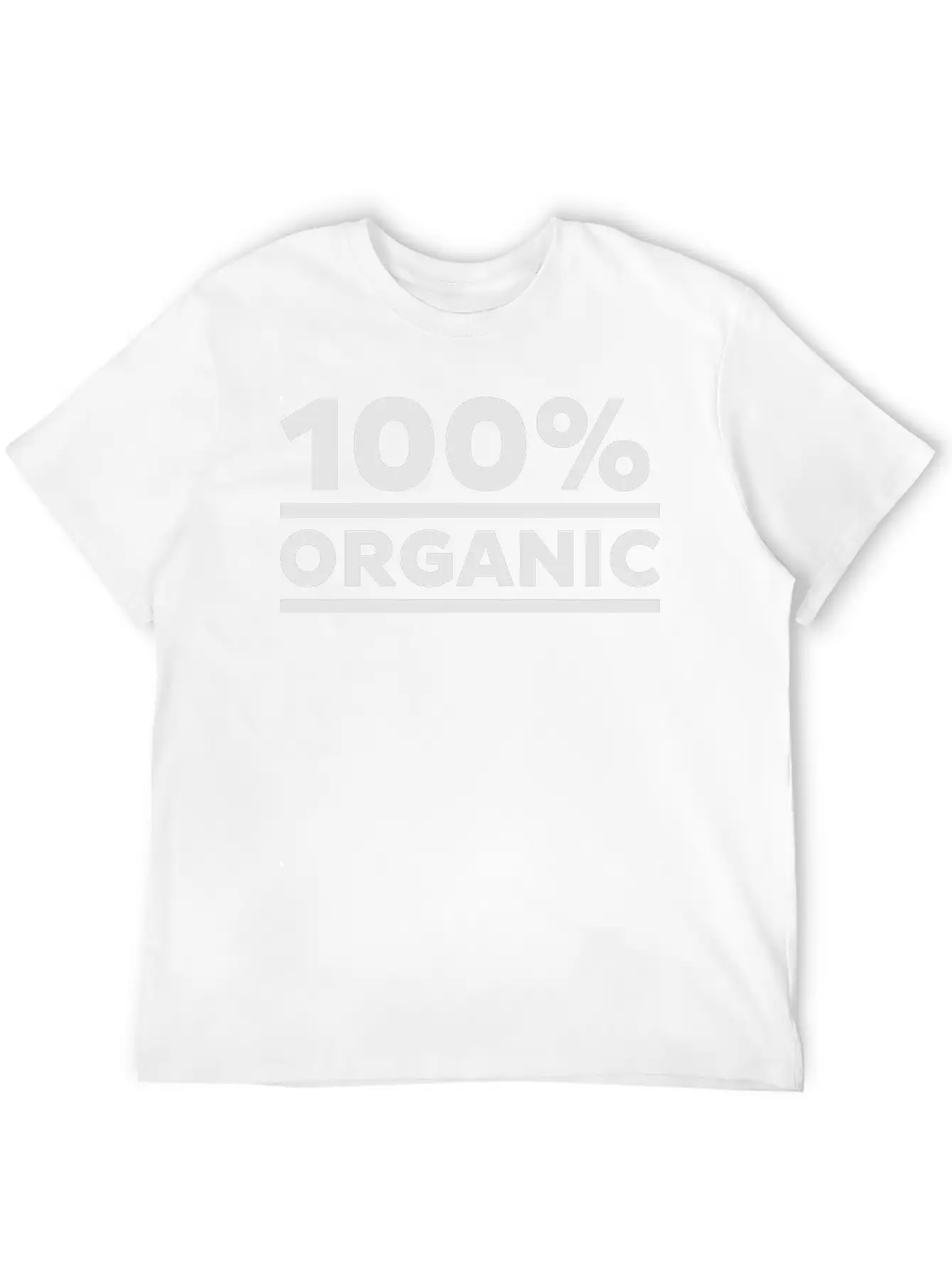 100% Organic Classic Cotton Tee – Unisex Comfort For Any Season