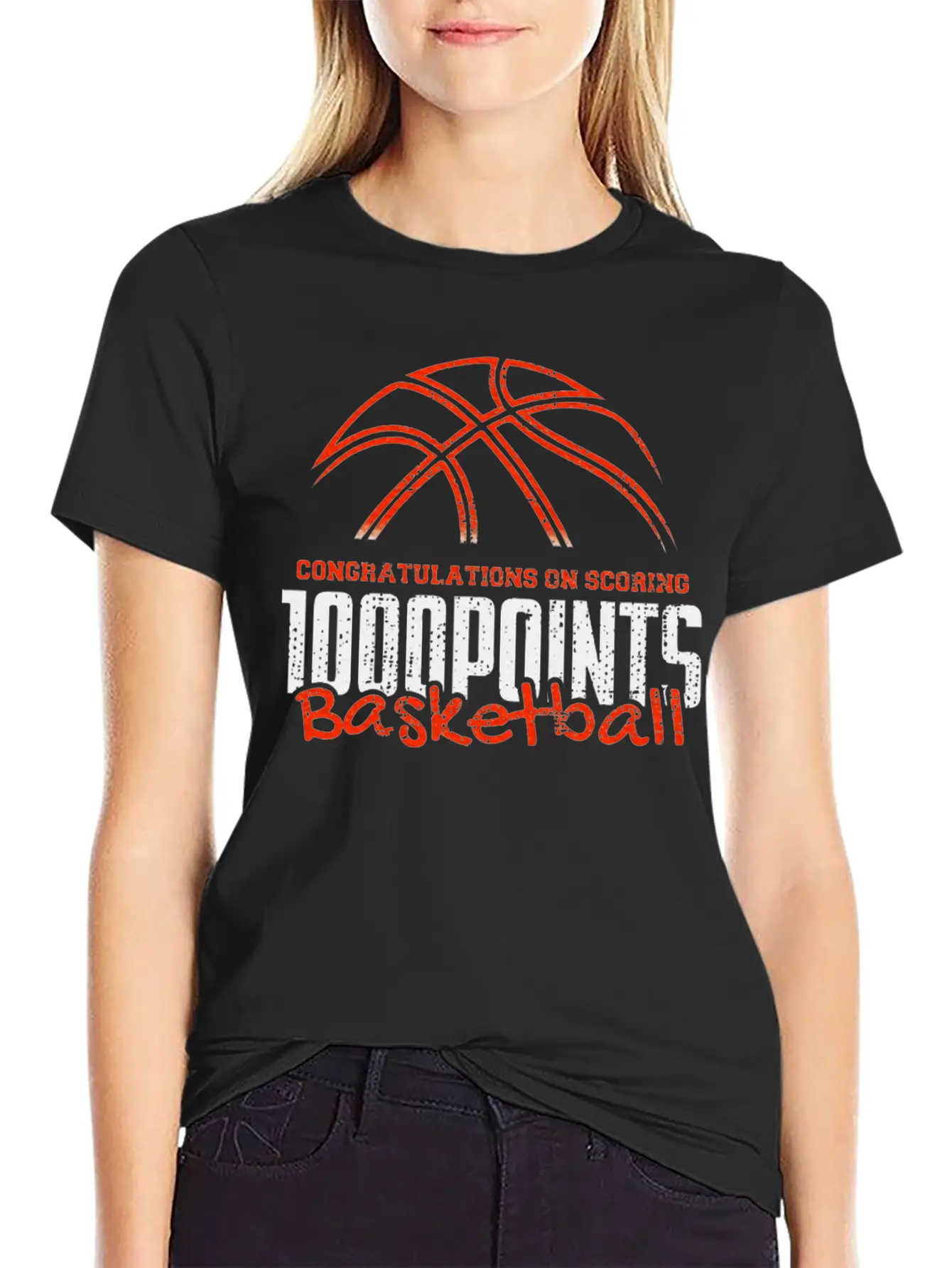 1000 Points Basketball Scorer High School Timeless Short Sleeve Tee – Comfy And Minimalist Design
