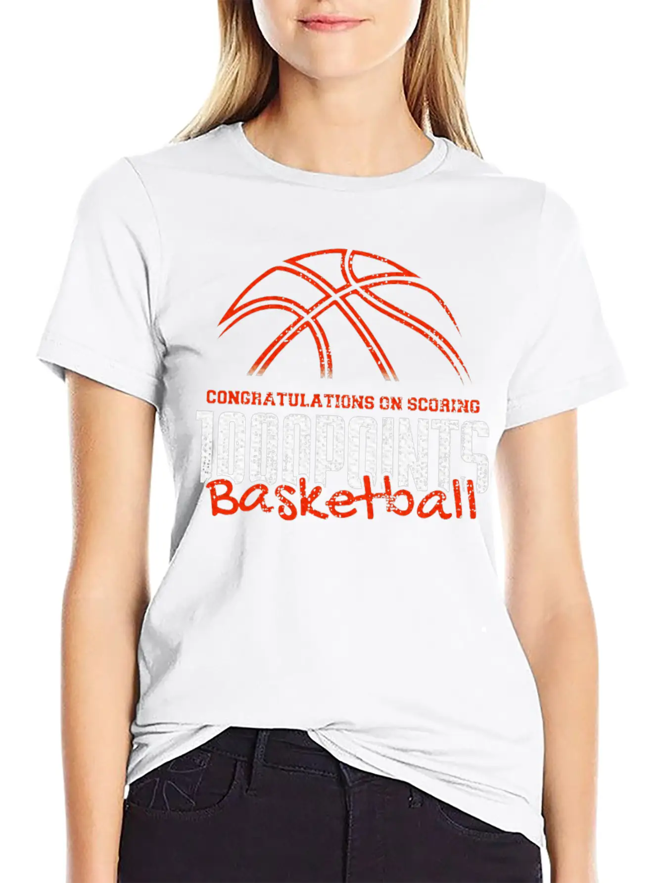 1000 Points Basketball Scorer High School Timeless Short Sleeve Tee – Comfy And Minimalist Design