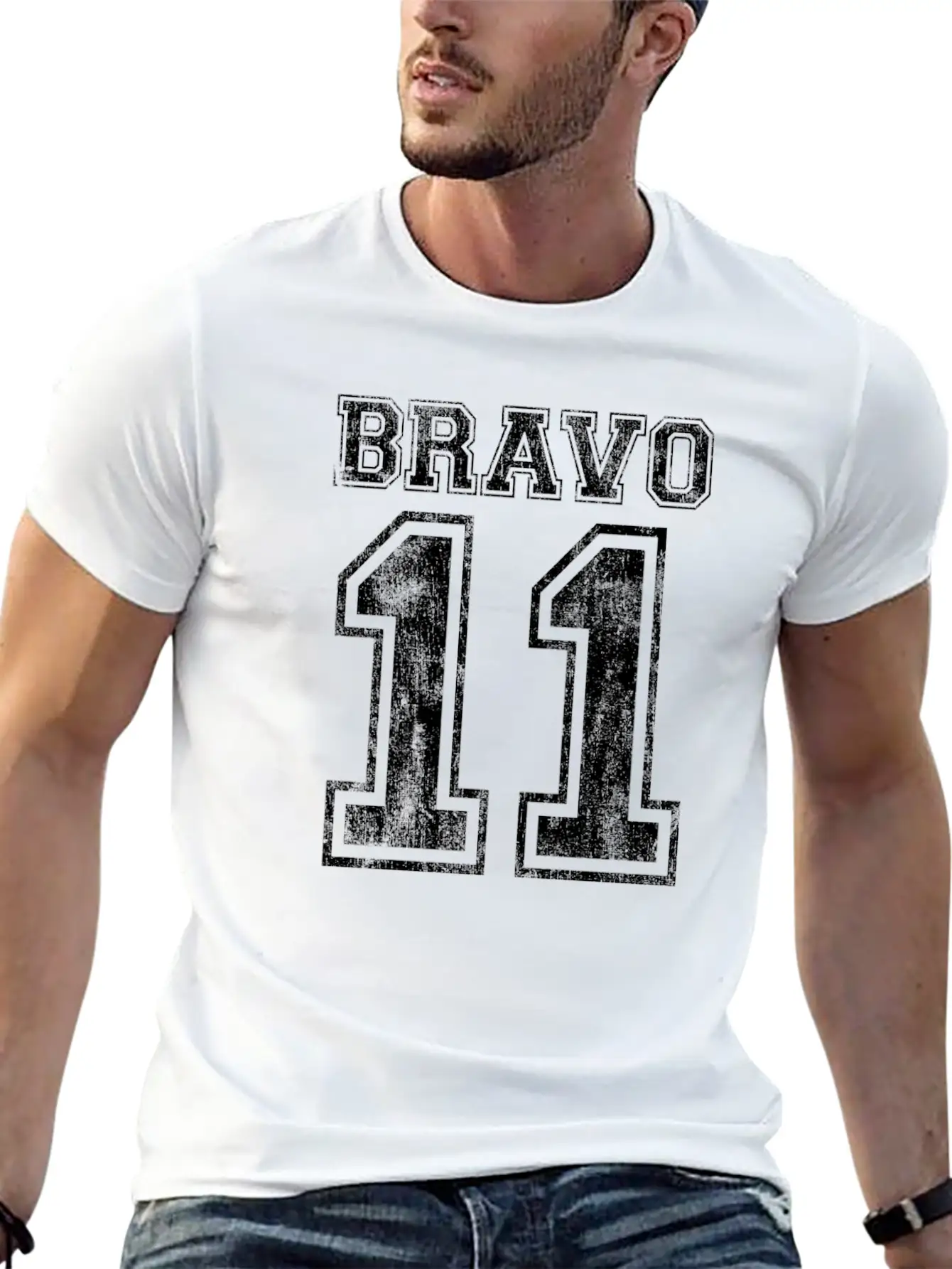 11 Bravo - US Infantry Design - U.S. Military Modern Fit Casual T-Shirt – Clean And Versatile Design