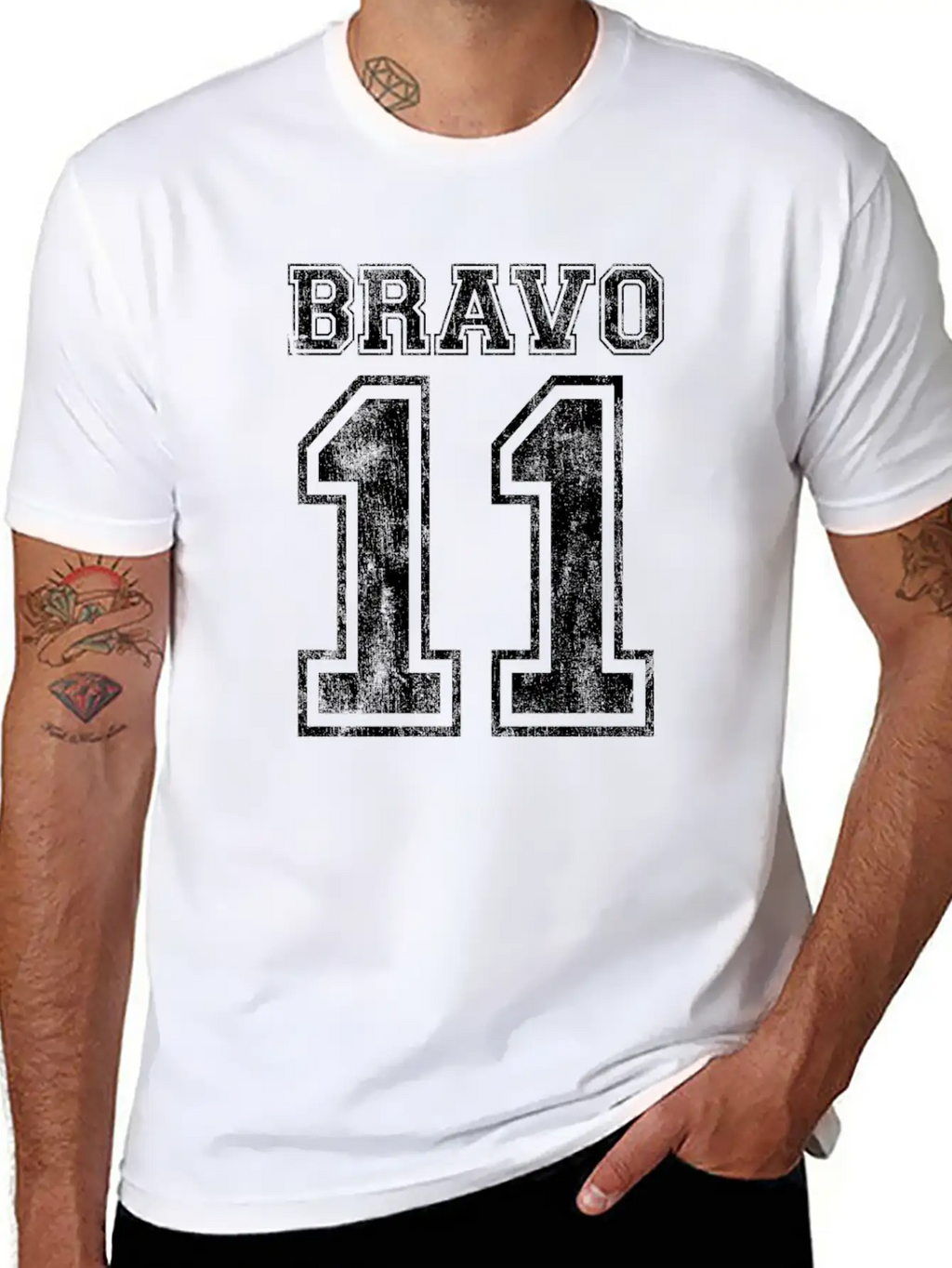 11 Bravo - US Infantry Design - U.S. Military Modern Fit Casual T-Shirt – Clean And Versatile Design