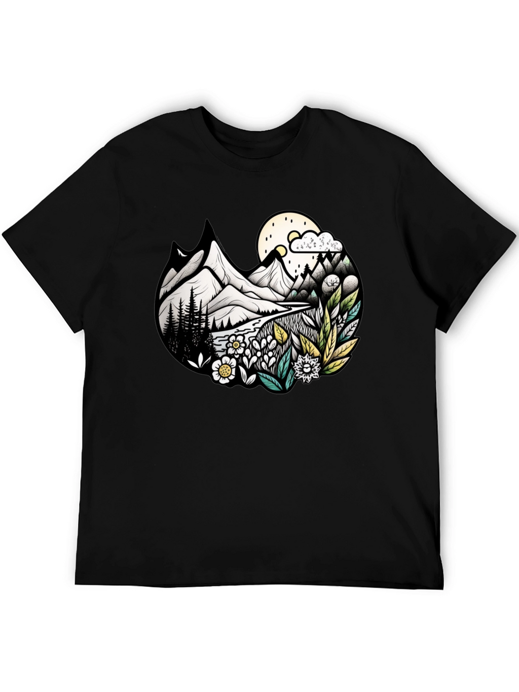 Nature Landscape Graphic Tee - Unisex