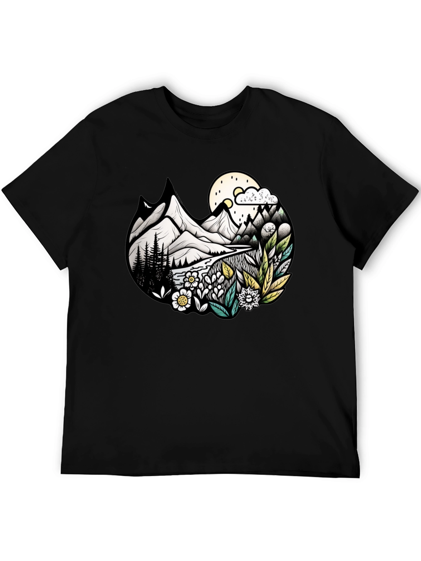 Nature Landscape Graphic Tee - Unisex