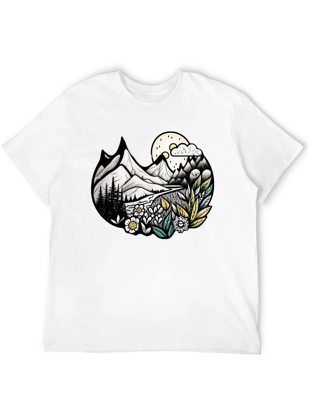Nature Landscape Graphic Tee - Unisex