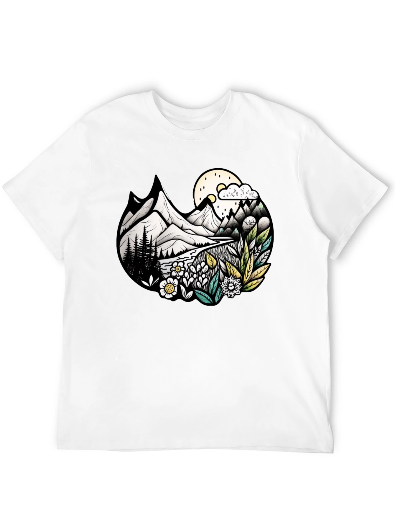 Nature Landscape Graphic Tee - Unisex