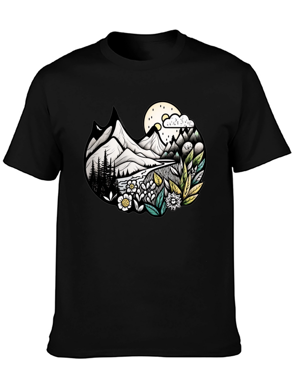 Nature Landscape Graphic Tee - Unisex