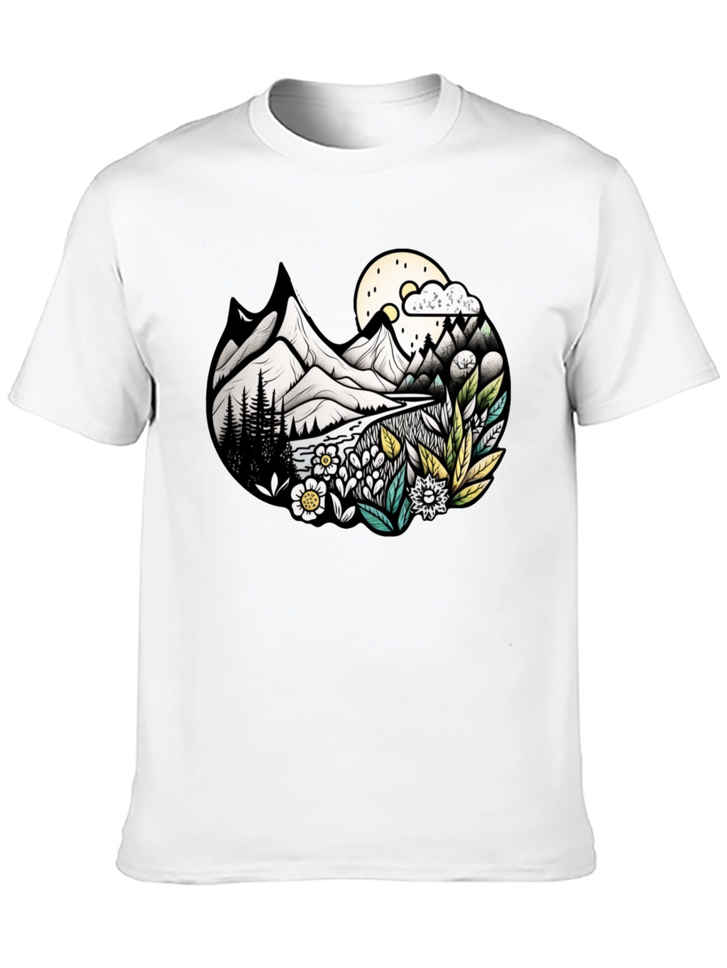 Nature Landscape Graphic Tee - Unisex