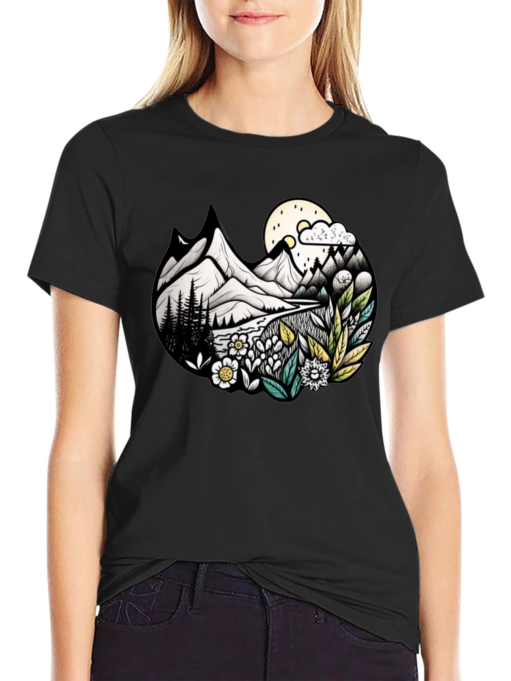 Nature Landscape Graphic Tee - Unisex