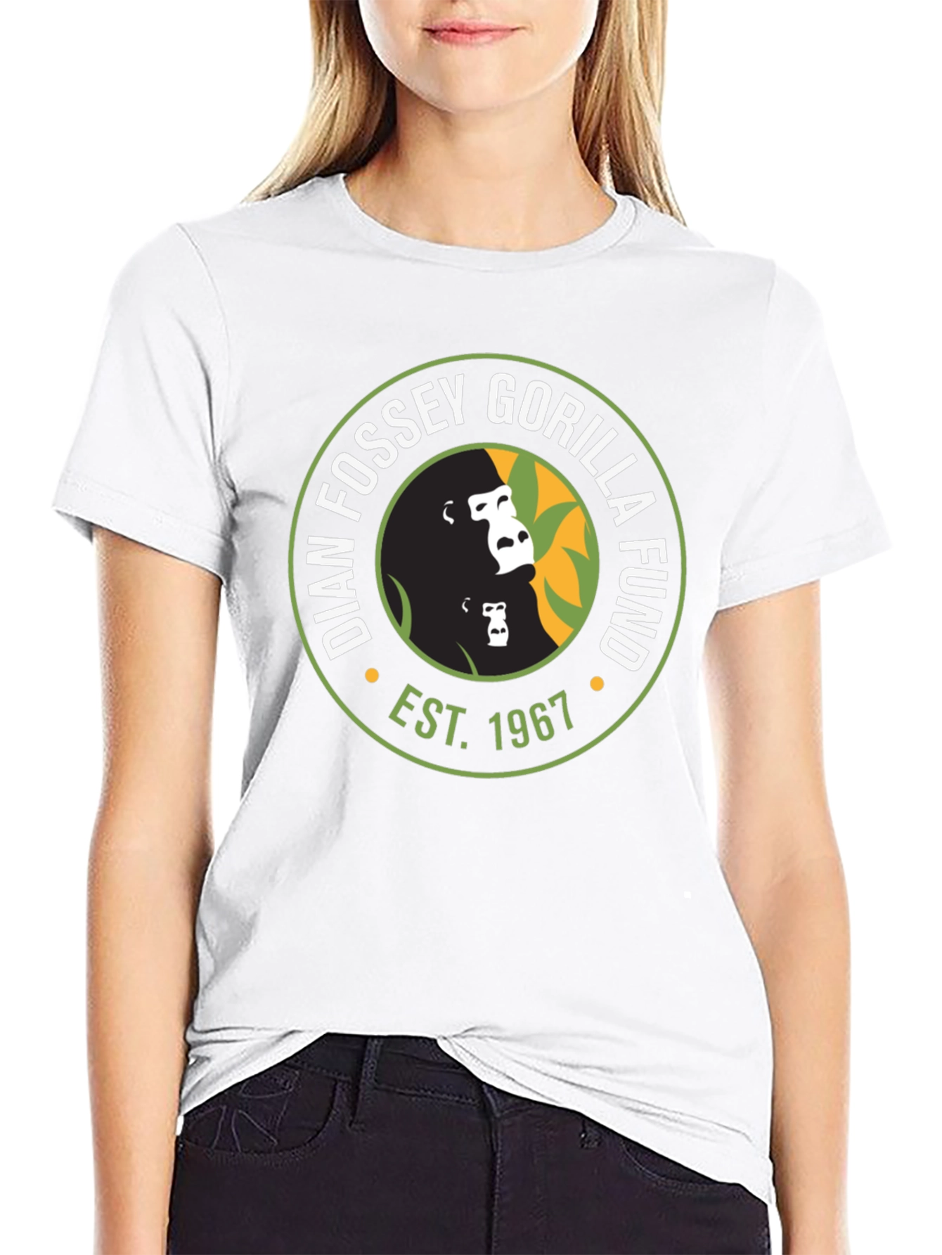 Dian Fossey Gorilla Fund T-Shirt - Est. 1967 - Black