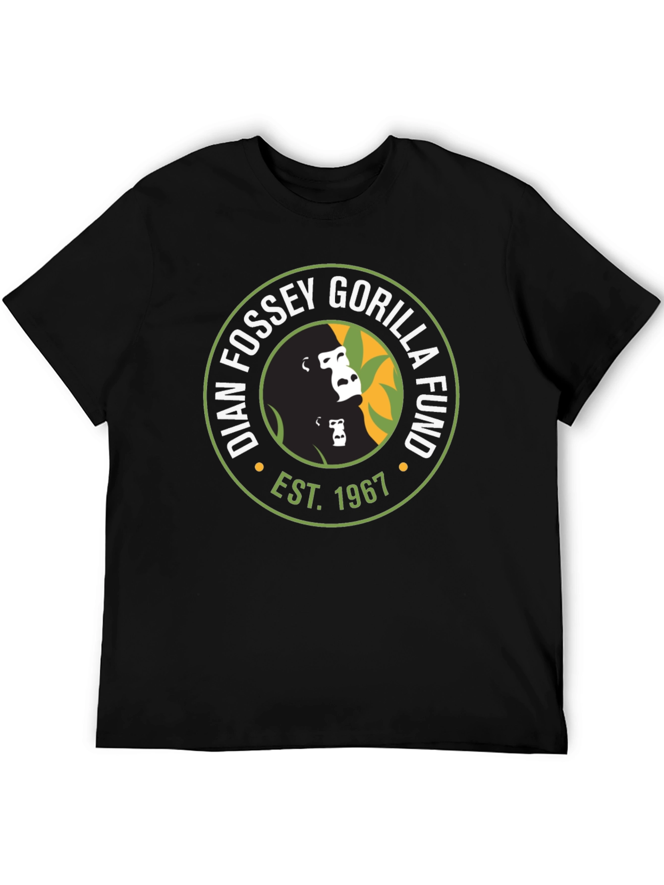 Dian Fossey Gorilla Fund T-Shirt - Est. 1967 - Black