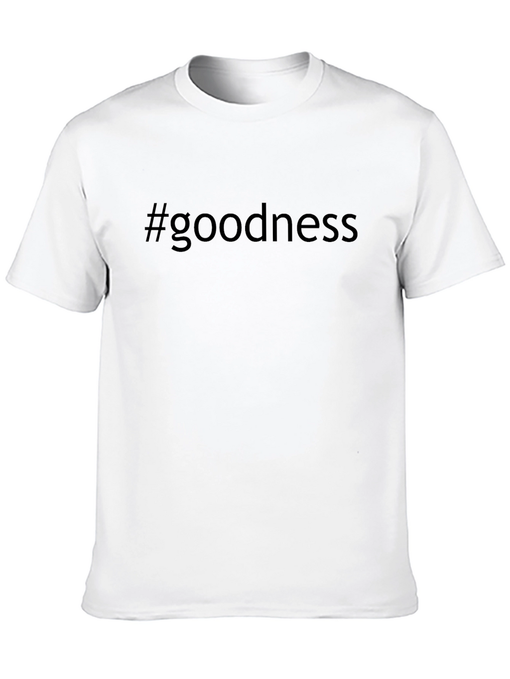#goodness Black T-Shirt - Mens Casual Tee