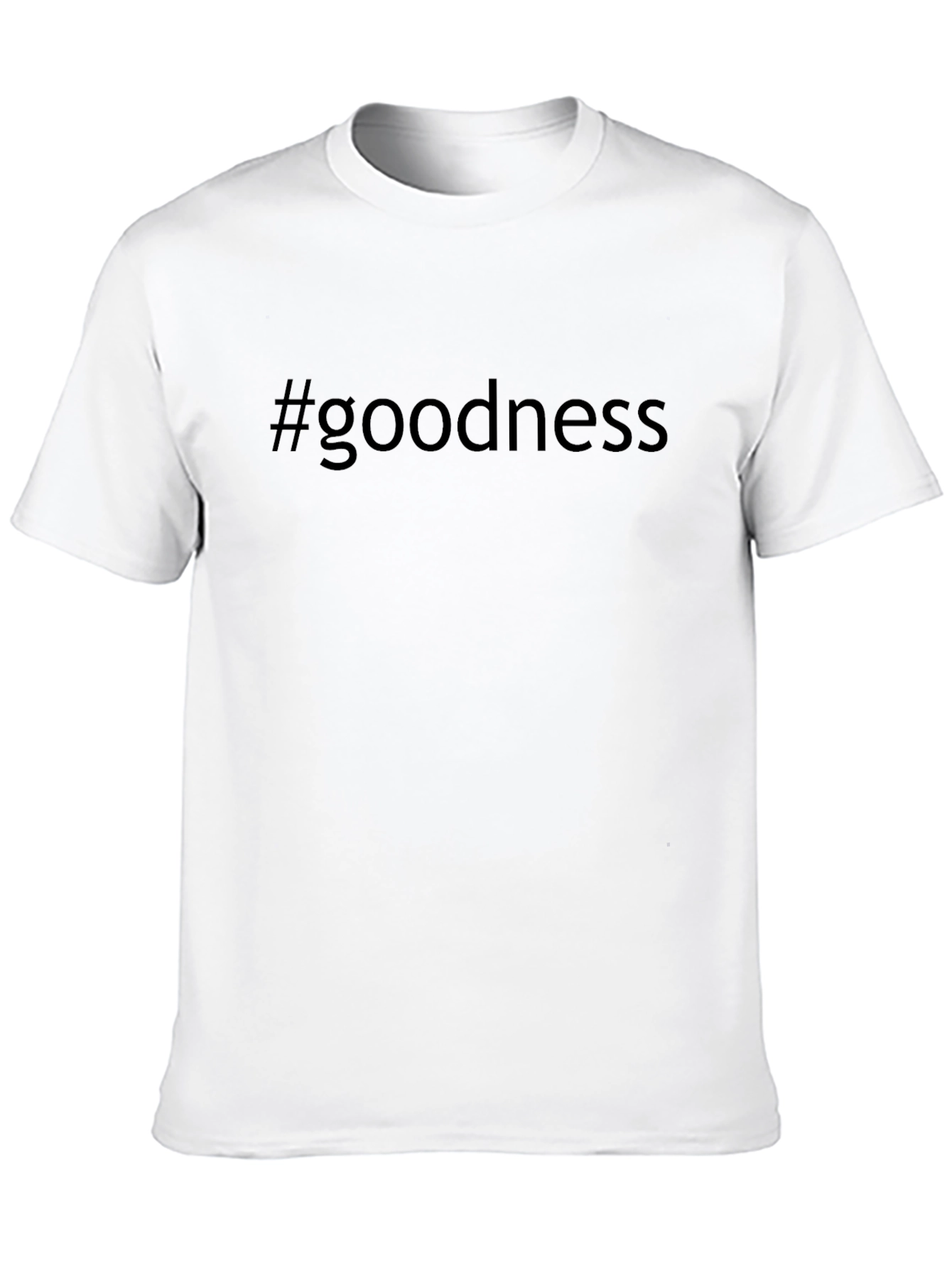 #goodness Black T-Shirt - Mens Casual Tee