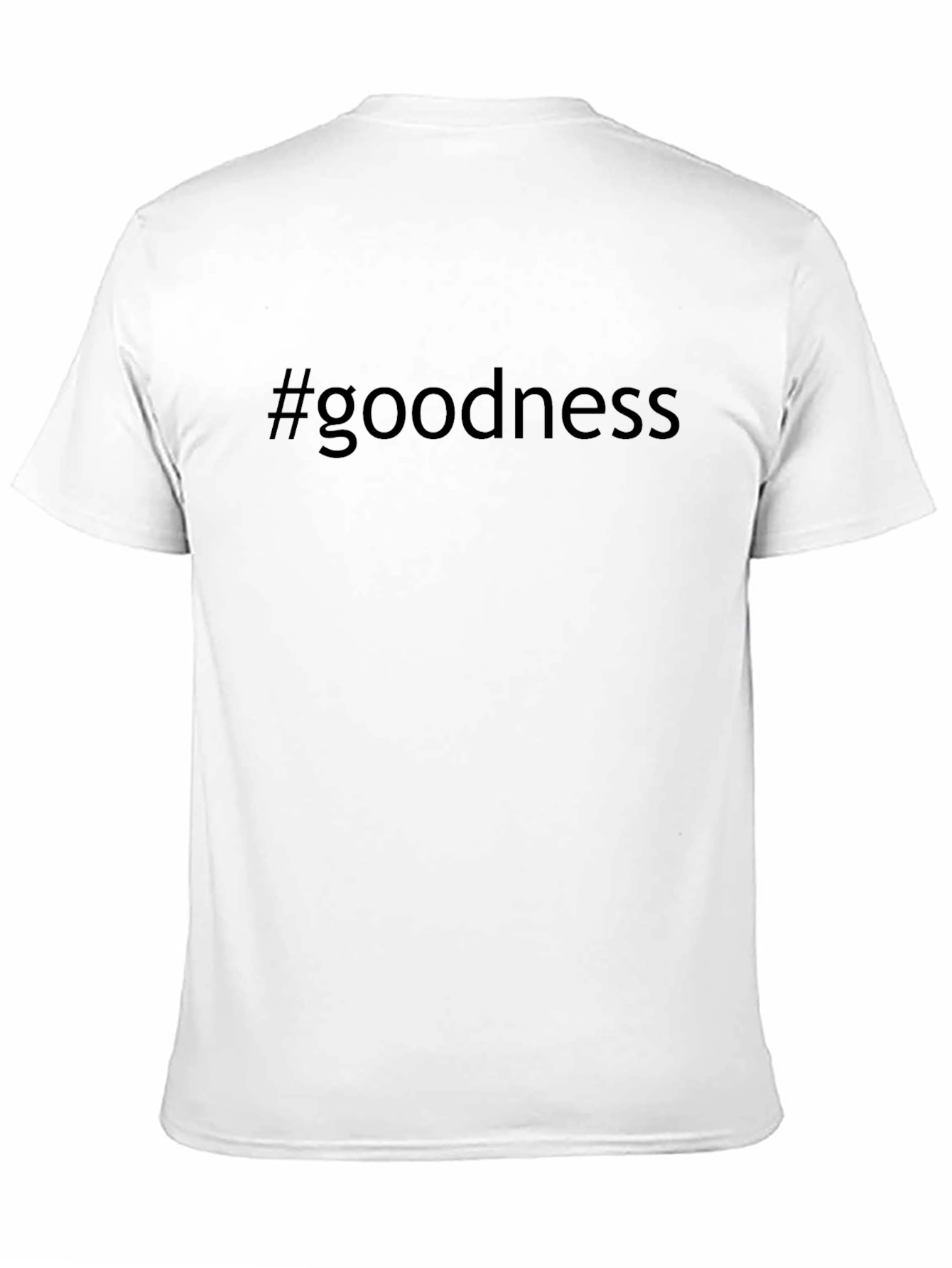 #goodness Black T-Shirt - Mens Casual Tee