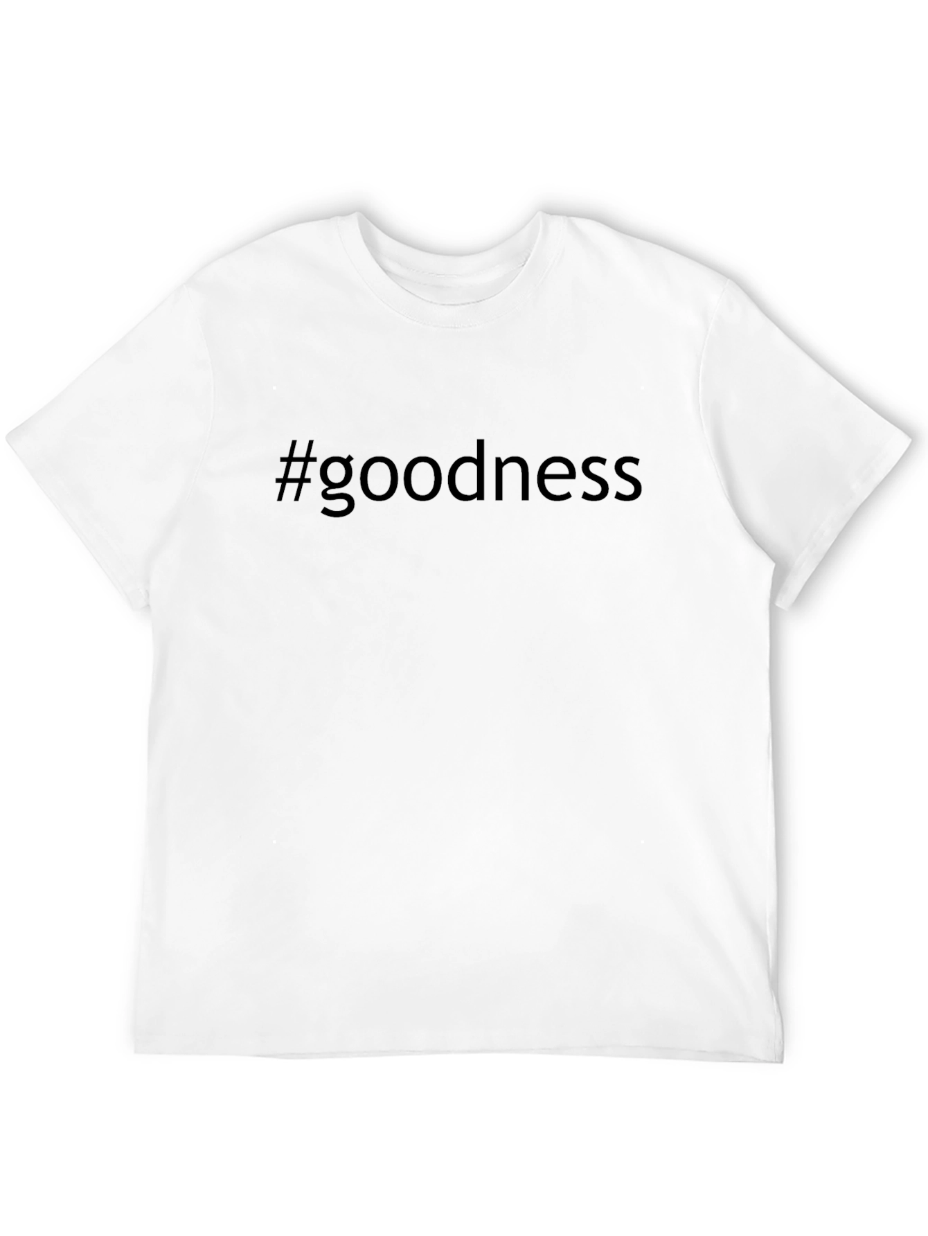#goodness Black T-Shirt - Mens Casual Tee
