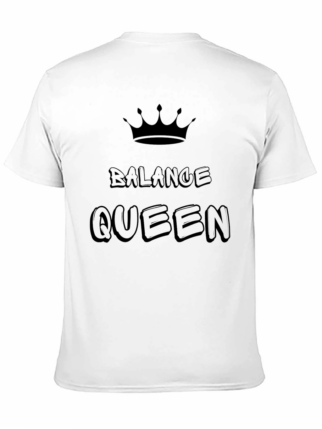 Balance Queen Black Graphic T-Shirt