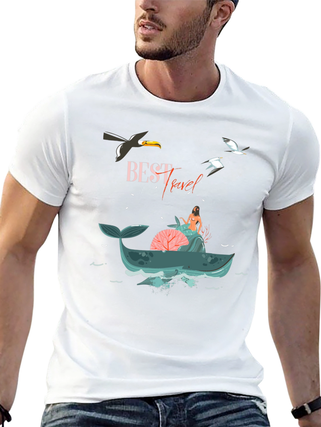 Best Travel Graphic T-Shirt - Whale Adventure Tee