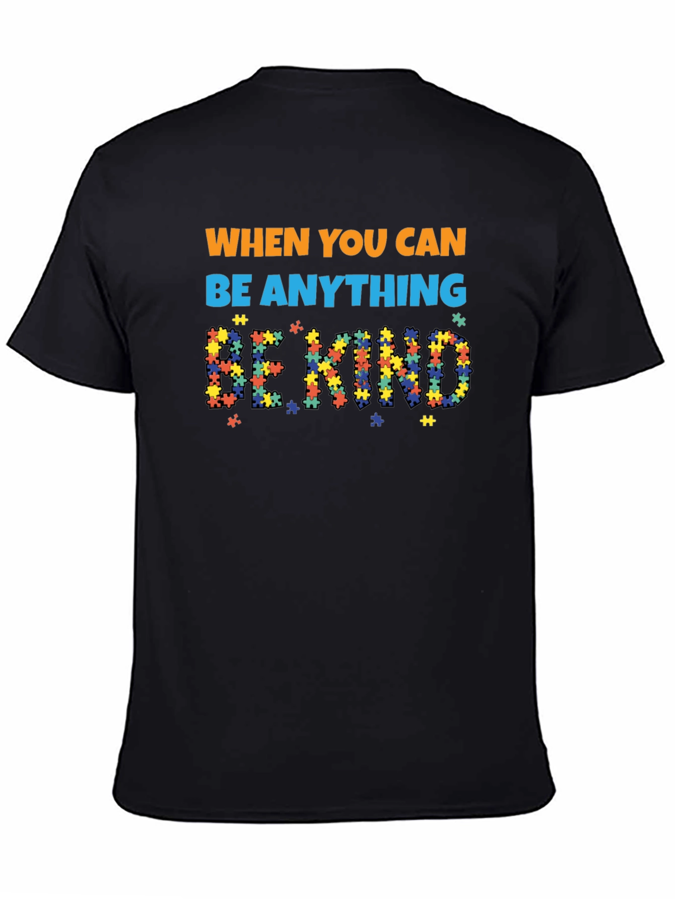 Autism Awareness Puzzle Piece Be Kind T-Shirt