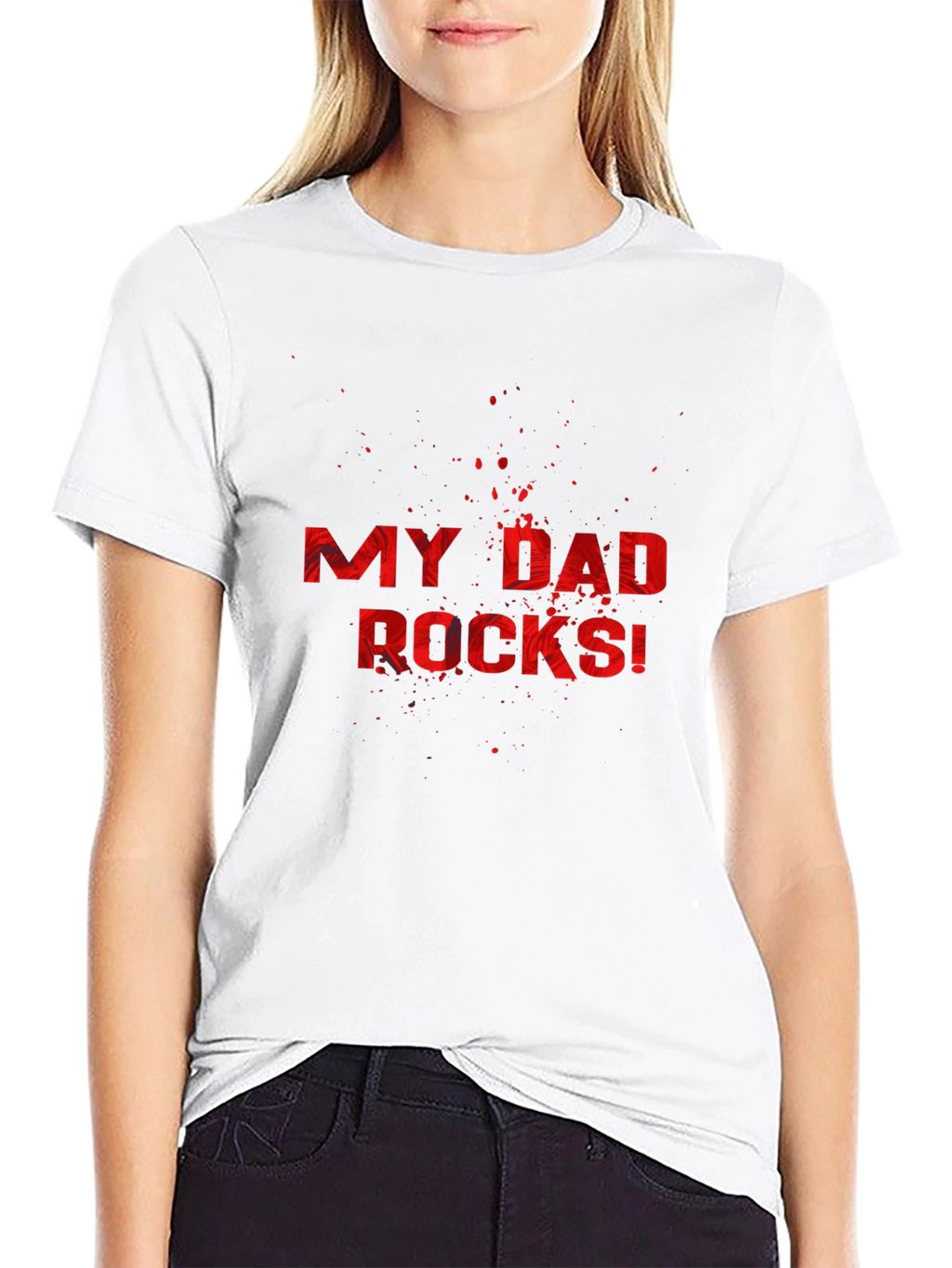My Dad Rocks! Graphic Tee - Cool Dad Gift