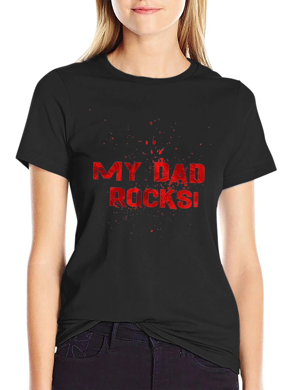 My Dad Rocks! Graphic Tee - Cool Dad Gift