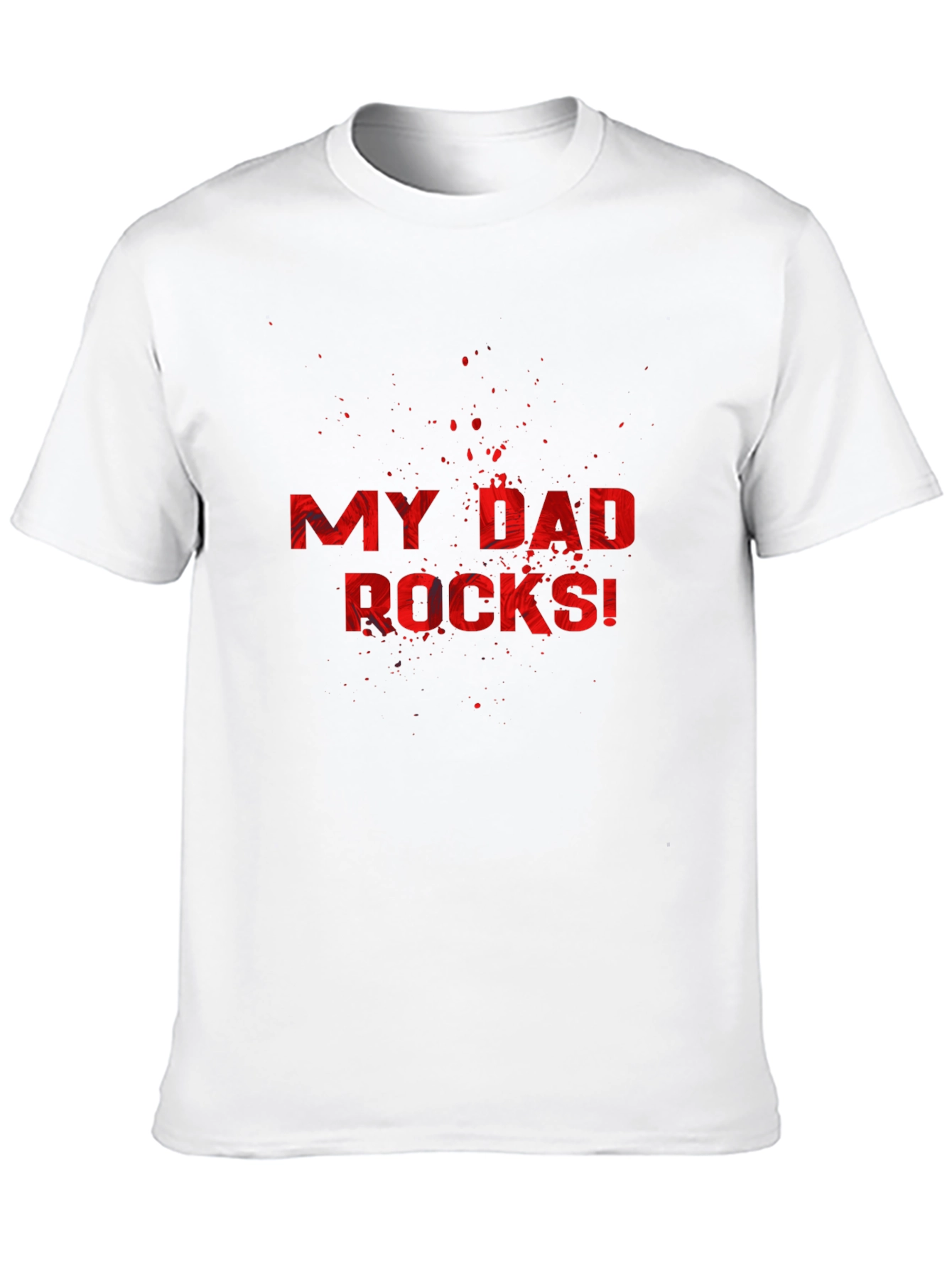 My Dad Rocks! Graphic Tee - Cool Dad Gift