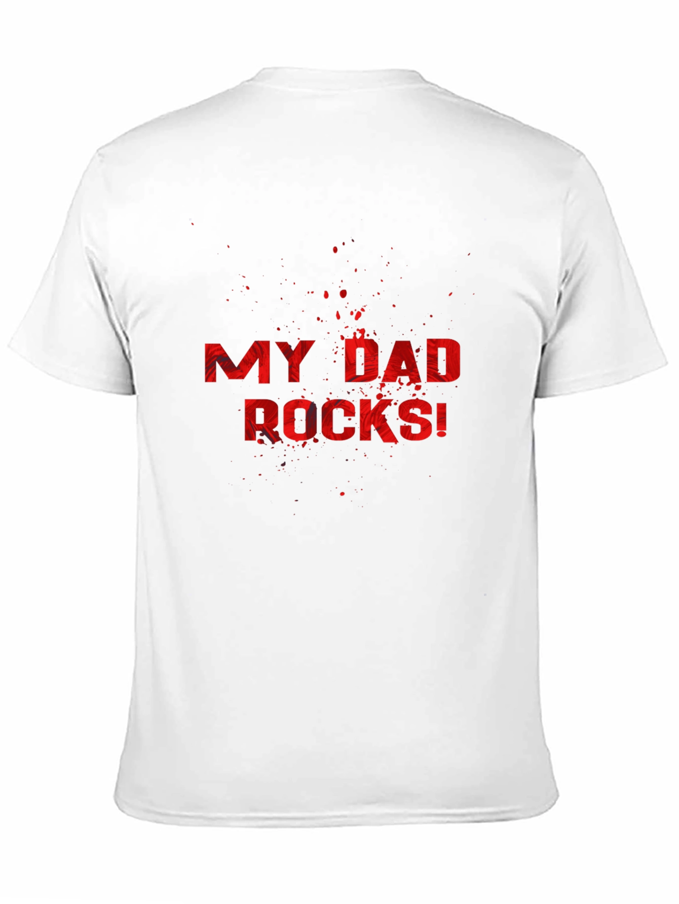 My Dad Rocks! Graphic Tee - Cool Dad Gift