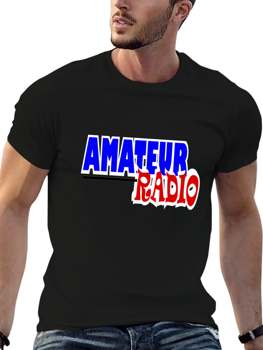 Amateur Radio T-Shirt - Black Ham Radio Tee