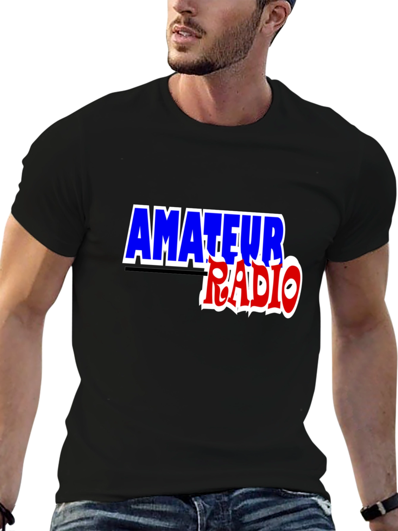 Amateur Radio T-Shirt - Black Ham Radio Tee