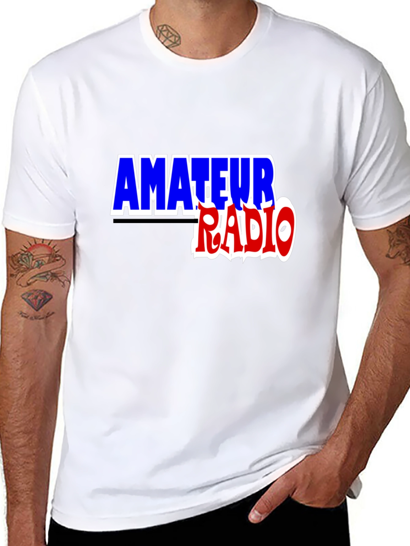 Amateur Radio T-Shirt - Black Ham Radio Tee