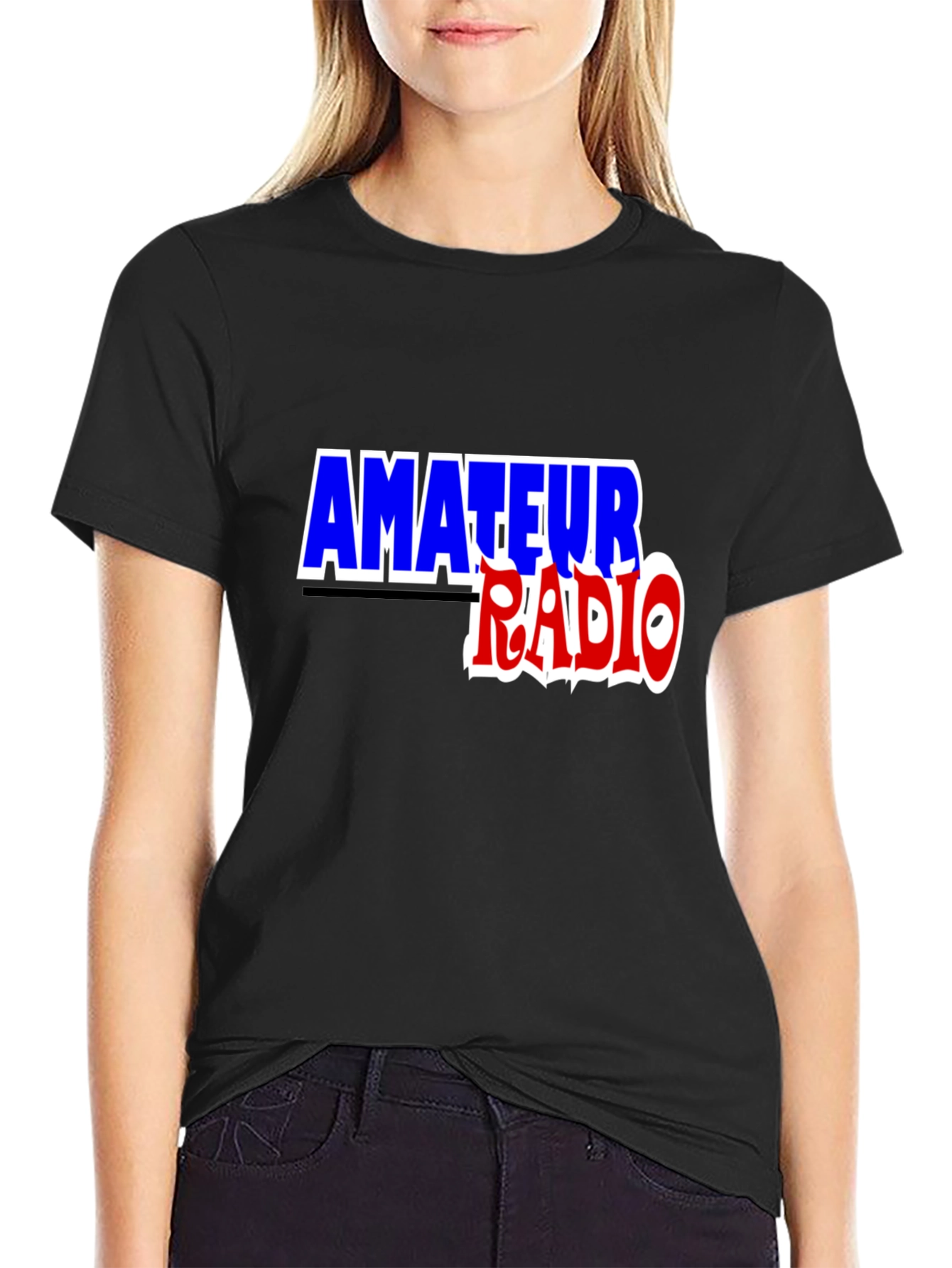 Amateur Radio T-Shirt - Black Ham Radio Tee