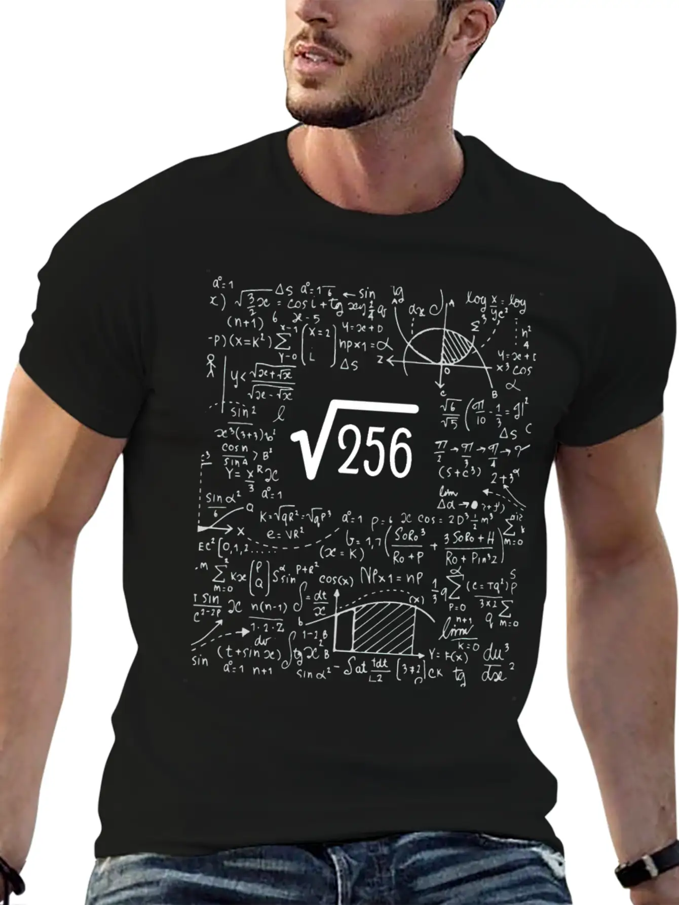 16th Birthday Square Root Of 256: 16 Years Old Basic Graphic T-Shirt – Daily Comfort In Soft Cotton