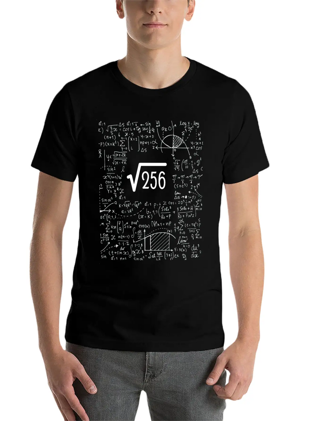 16th Birthday Square Root Of 256: 16 Years Old Basic Graphic T-Shirt – Daily Comfort In Soft Cotton